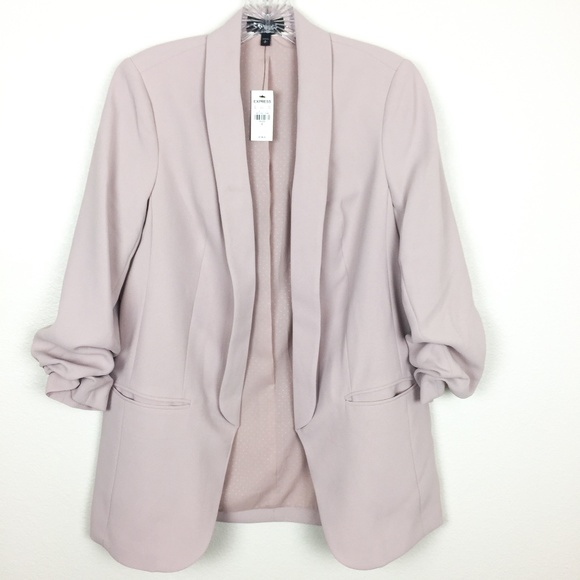 Express Jackets & Blazers - Express Blazer Slouchy Sleeves Blush Oversized S